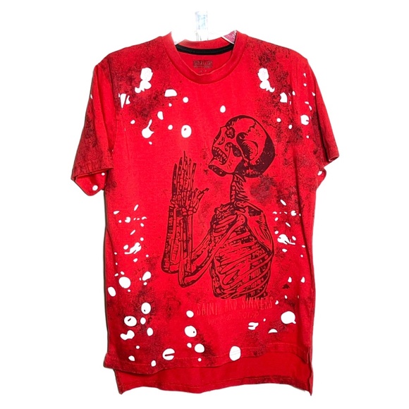 Encrypted Supply Company Graphic Skull T-Shirt - Picture 1 of 11